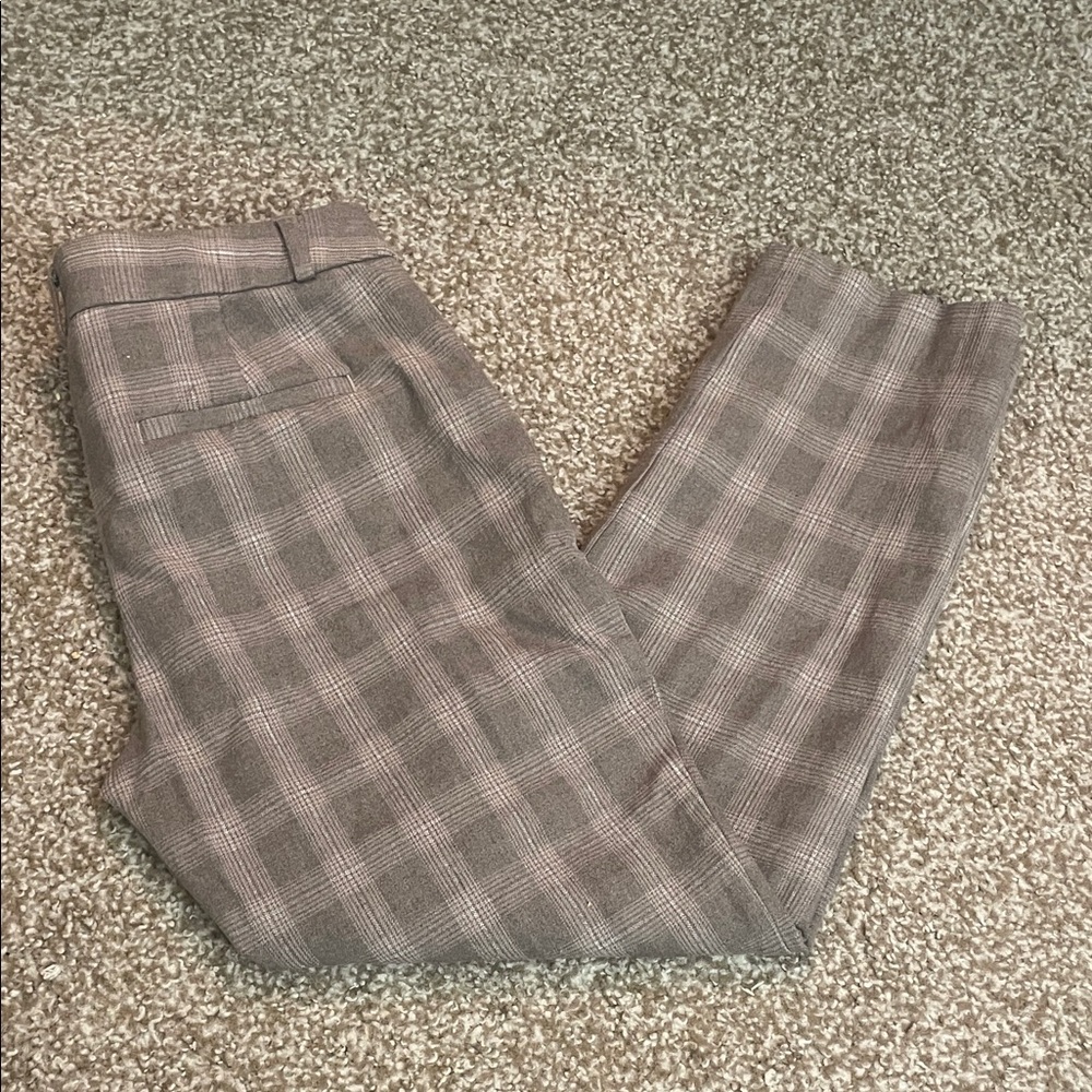 Banana Republic Sloan Plaid Skinny Dress Pants